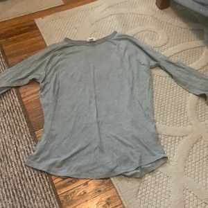 Lularoe grey 3/4 sleeve casual top